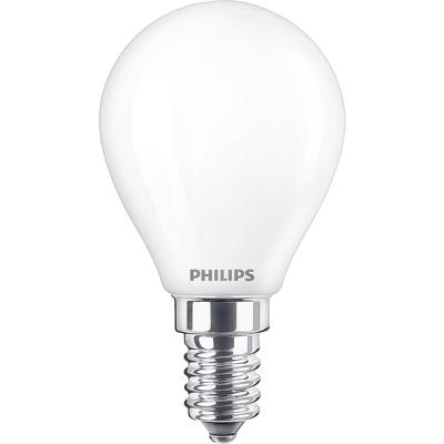 Philips LED 76343500 LED-lamp Energielabel F (A - G) E14 Kogel 4.3 W = 40 W Warmwit (Ø x l) 4.5 cm x 8.2 cm 1 stuk(s)