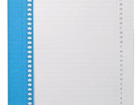 Ruiterstrook Elba Nr 9 157x7mm lateraal blauw