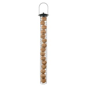 Grote vogel voedersilo voor vetbollen metaal 83 cm