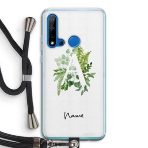 Green Brush: Huawei P20 Lite (2019) Transparant Hoesje met koord
