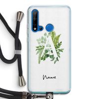 Green Brush: Huawei P20 Lite (2019) Transparant Hoesje met koord