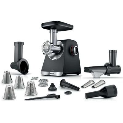 BOSCH Serie 6 MFWS660B Vleesmolen - 500 W - 3 Hakborden - Zwart