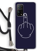F**k U: Xiaomi Mi 10T 5G Transparant Hoesje met koord