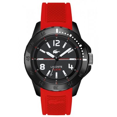 Lacoste horlogeband LC-75-1-29-2467 / 2010737 / 22mm Rubber Rood 22mm