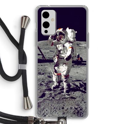 Spaceman: OnePlus 9 Transparant Hoesje met koord