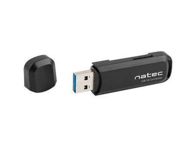 NATEC Scarab 2 geheugenkaartlezer Zwart USB 3.0 Type-A