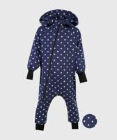 Onepiece Jersey Jumpsuit Small Stars Ultramarine