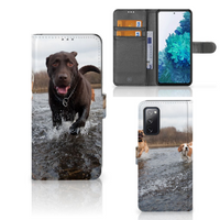 Samsung Galaxy S20 FE Telefoonhoesje met Pasjes Honden Labrador