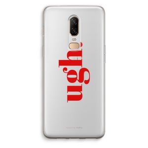 Ugh: OnePlus 6 Transparant Hoesje