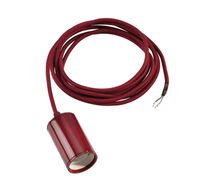 FITU E27 pendelarmatuur wijnrood 1xE27