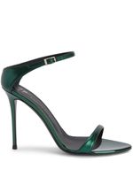 Giuseppe Zanotti sandales Beverlee 105 mm satiné - Vert