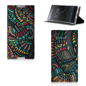 Sony Xperia L1 Hoesje met Magneet Aztec