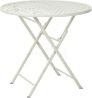 Ambiance Bistrotafel Metaal Ø75cm Wit