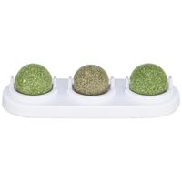 Trixie speelballen matatabi en catnip met houder