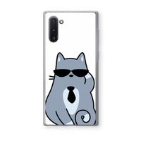 Cool cat: Samsung Galaxy Note 10 Transparant Hoesje