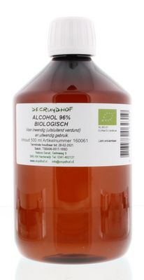 Alcohol 96% inwendig en uitwendig bio