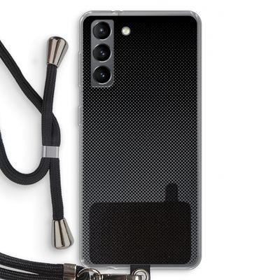 Musketon Halftone: Samsung Galaxy S21 Transparant Hoesje met koord