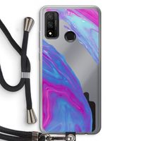 Zweverige regenboog: Huawei P Smart (2020) Transparant Hoesje met koord