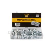 Topgear knijpslangklem ass. 150-delig