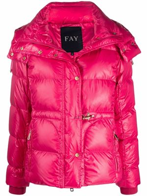 Fay doudoune à capuche - Rose