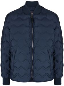 Michael Kors veste bomber matelassée à fermeture zippée - Bleu