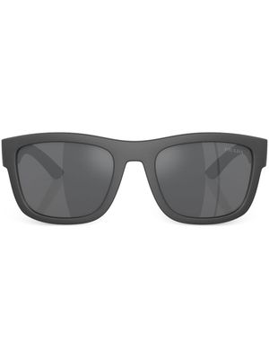 Prada Linea Rossa lunettes de soleil PS 01ZS à monture carrée - Gris