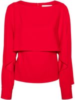 Roland Mouret blouse à design superposé - Rouge - thumbnail