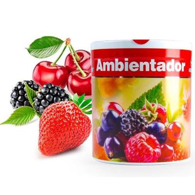 Geur gel bosvruchten geur - 95 gram - geur blikje - 6 x 7 cm - auto/interieurparfum/luchtverfrisser