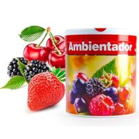 Geur gel bosvruchten geur - 95 gram - geur blikje - 6 x 7 cm - auto/interieurparfum/luchtverfrisser