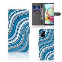 Samsung Galaxy A71 | Telefoon Hoesje | Waves Blue Samsung Galaxy A71 | Telefoon Hoesje | Waves Blue