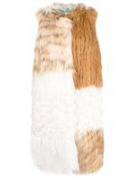 ALABAMA MUSE gilet oversize en fourrure artificielle - Tons neutres