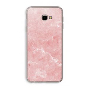 Roze marmer: Samsung Galaxy J4 Plus Transparant Hoesje
