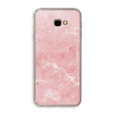 Roze marmer: Samsung Galaxy J4 Plus Transparant Hoesje