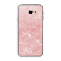 Roze marmer: Samsung Galaxy J4 Plus Transparant Hoesje