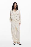 Ballonbroek met voorzakken - WHITE - M