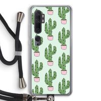 Cactus Lover: Xiaomi Mi Note 10 Pro Transparant Hoesje met koord