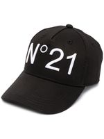 Nº21 Kids casquette à logo imprimé - Noir - thumbnail