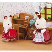 SYLVANISCHE FAMILIES 5016 Set Office + Girl Rabbit