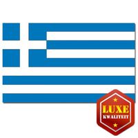 Feestartikelen Luxe vlag Griekenland