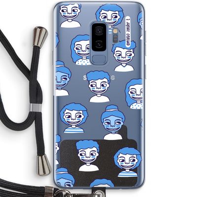 Gezichtjes: Samsung Galaxy S9 Plus Transparant Hoesje met koord
