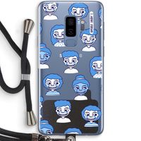 Gezichtjes: Samsung Galaxy S9 Plus Transparant Hoesje met koord