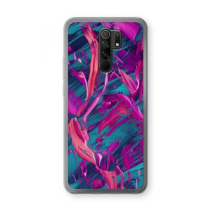 Pink Clouds: Xiaomi Redmi 9 Transparant Hoesje