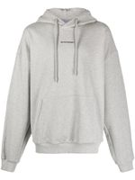 MONOCHROME hoodie à logo imprimé - Gris