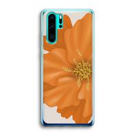 Orange Ellila flower: Huawei P30 Pro Transparant Hoesje