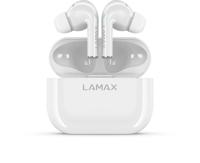 Lamax Clips1 In Ear headset Bluetooth Stereo Wit Indicator voor batterijstatus, Headset, Oplaadbox, Volumeregeling, Mono, Bestand tegen zweet, Touchbesturing