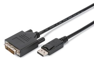 Digitus AK-990900-020-S DisplayPort-kabel Adapterkabel DisplayPort-stekker, DVI-D 24+1-polige stekker 2.00 m Zwart