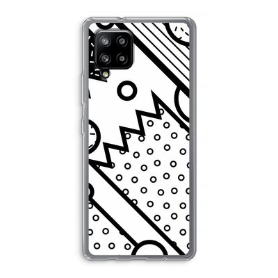 Pop Art #4: Samsung Galaxy A42 5G Transparant Hoesje