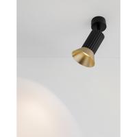 Lyora PlafondspotLuvia richtbaar zwart met goud - 9011440