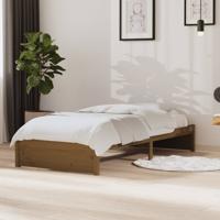 Bedframe massief hout honingbruin 90x190 cm - thumbnail