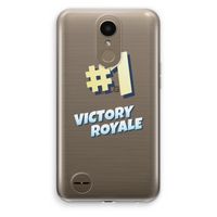Victory Royale: LG K10 (2017) Transparant Hoesje